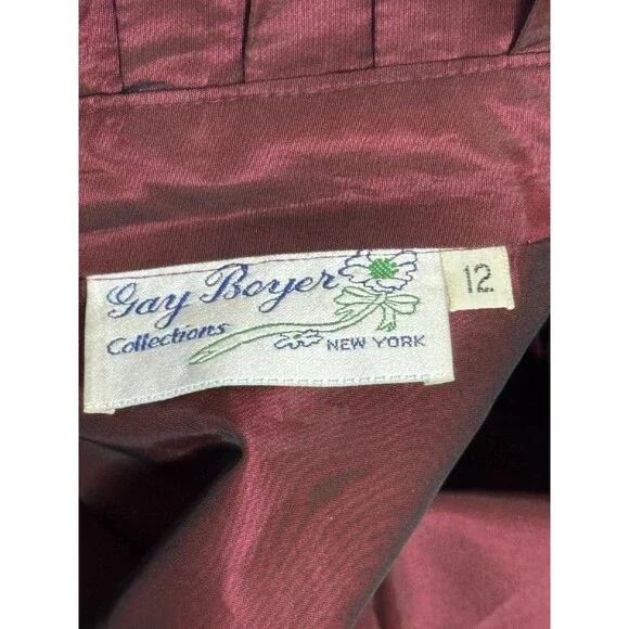 Vintage 1980s Gay Boyer 2-Pc Skirt Blouse Dress (Frontier 1800's Style) Festival
